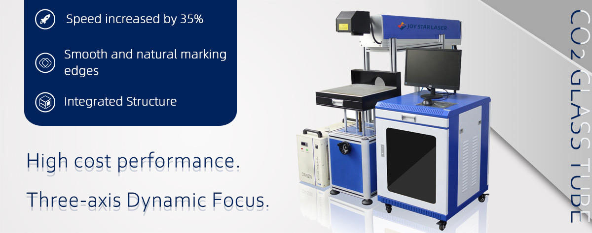 CO2 glass tube laser marking machine