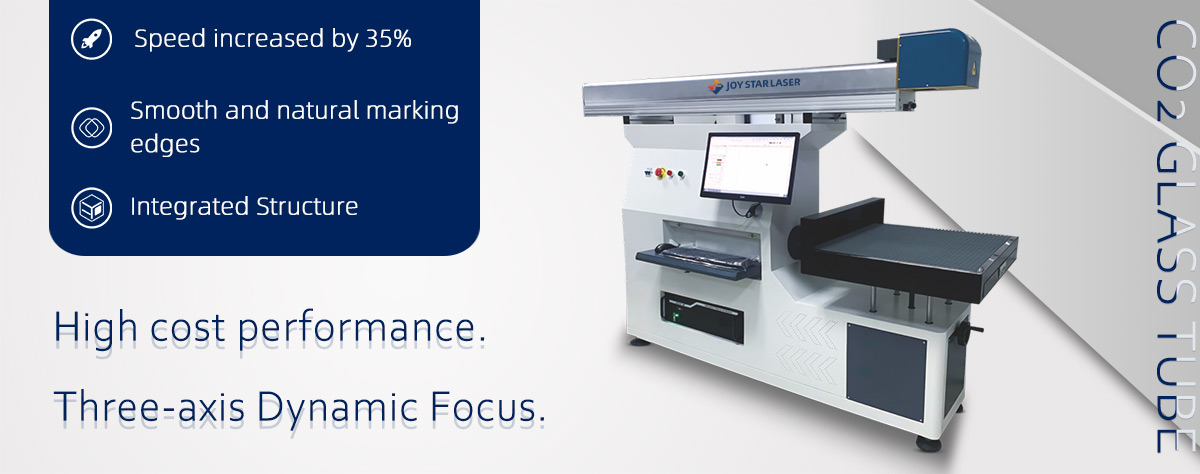 CO2 glass tube laser marking machine