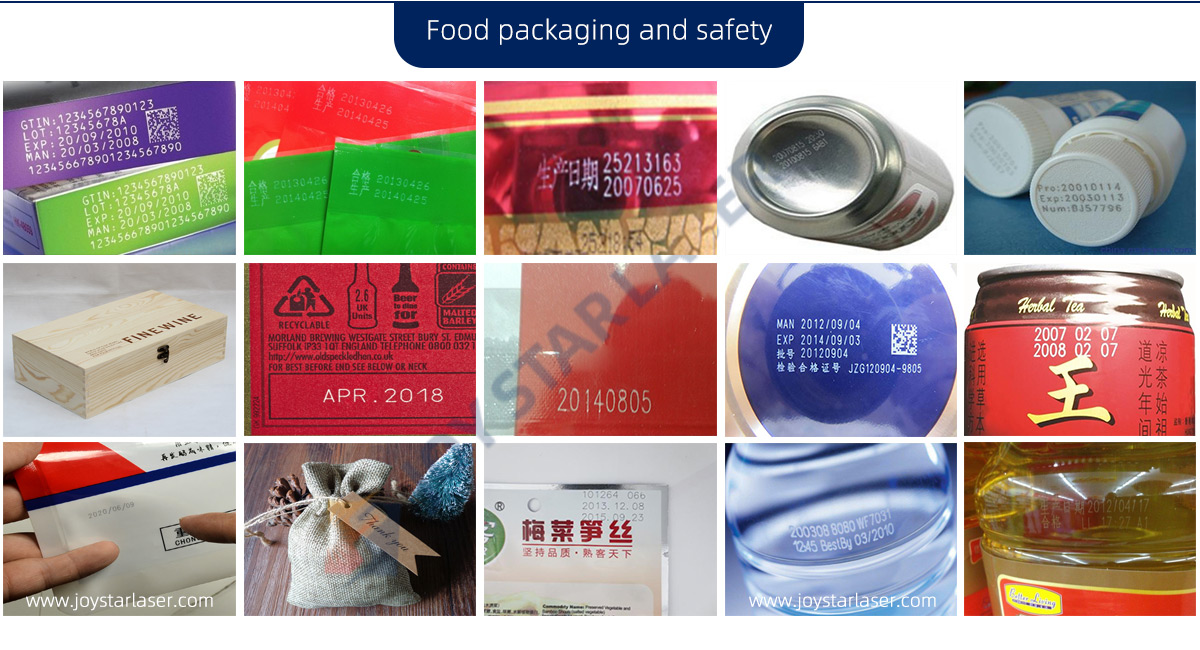 Food packaging and safety engraving cutting